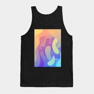 Rainbow flow | Fluid Contemporary design Tank Top